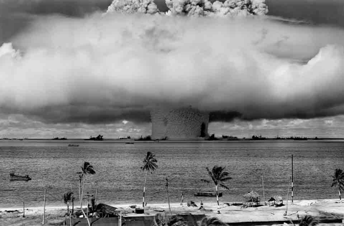 Atomic bomb tests at Bikini Atoll