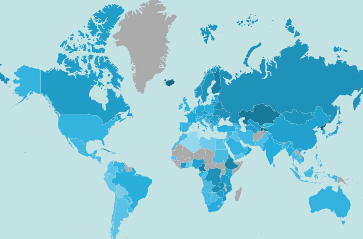 map of world