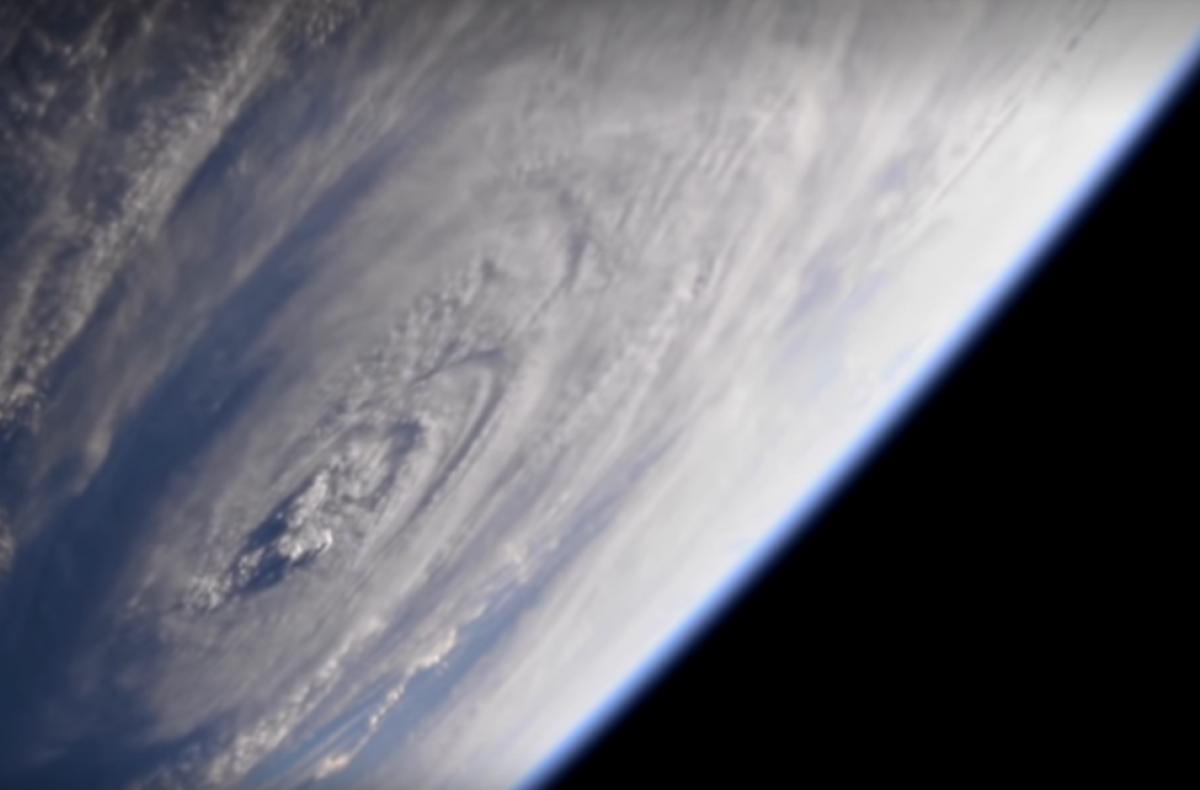 hurricane from space