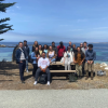 Students from a developmental biology course at Hopkins, where they learned about developmental biodiversity. Lowe encourages other classes to incorporate an experiential Hopkins component to their curriculum. (Image credit: Christopher Lowe)