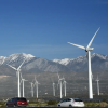 Wind turbines in California