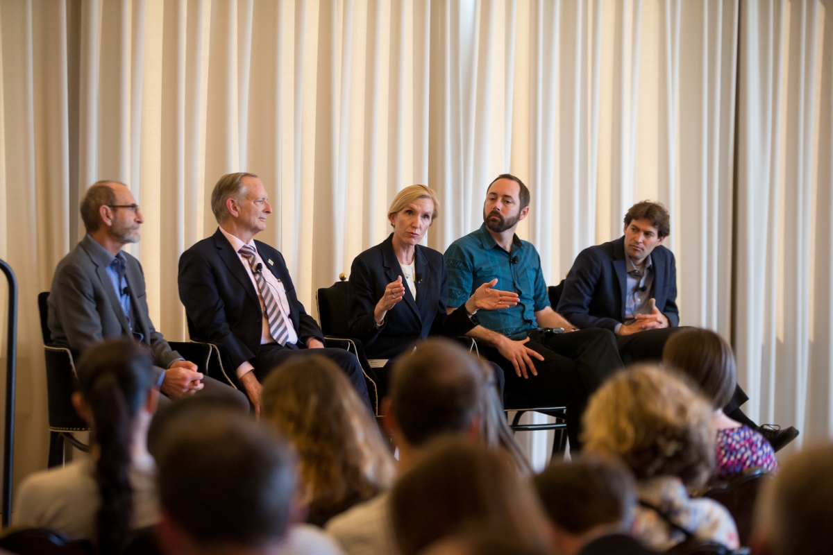 Kari Nadeau and others at an event