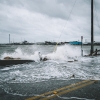 Storm surge damage