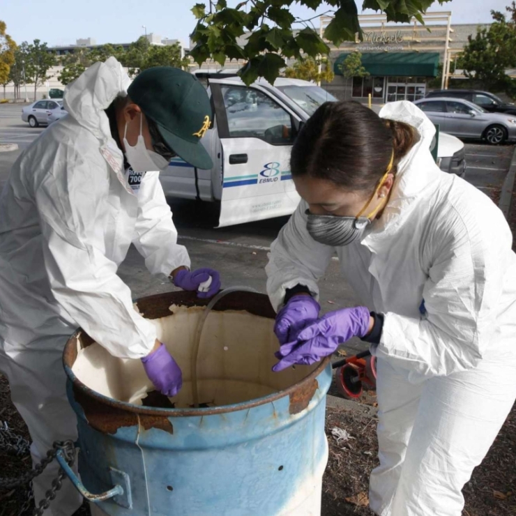 sanitation workers