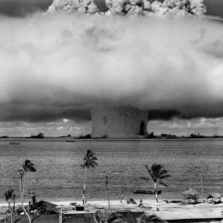 Atomic bomb tests at Bikini Atoll