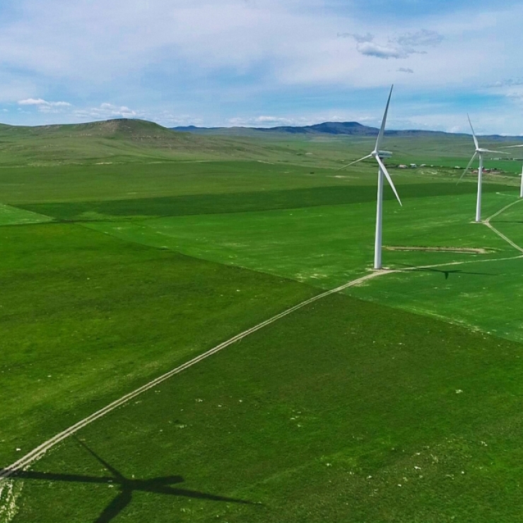 wind turbines