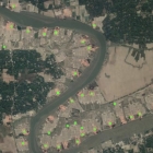 Brick kilns seen by satellite 