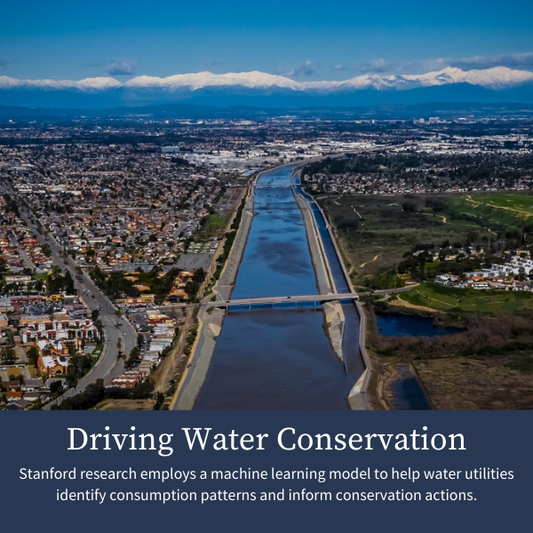 Driving Water Conservation; Stanford research employs a machine learning model to help water utilities identify consumption patterns and inform conservation actions.